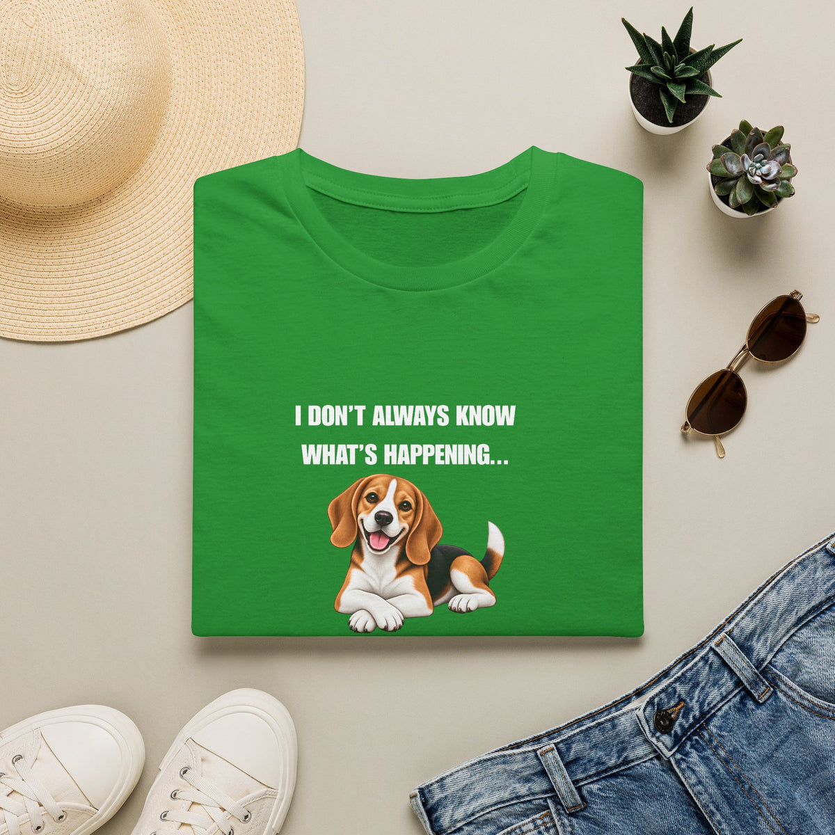 I Don’t Always Know What’s Happening...But When I Do, I’m Still Confused - Beagle Supersoft Unisex T-Shirt