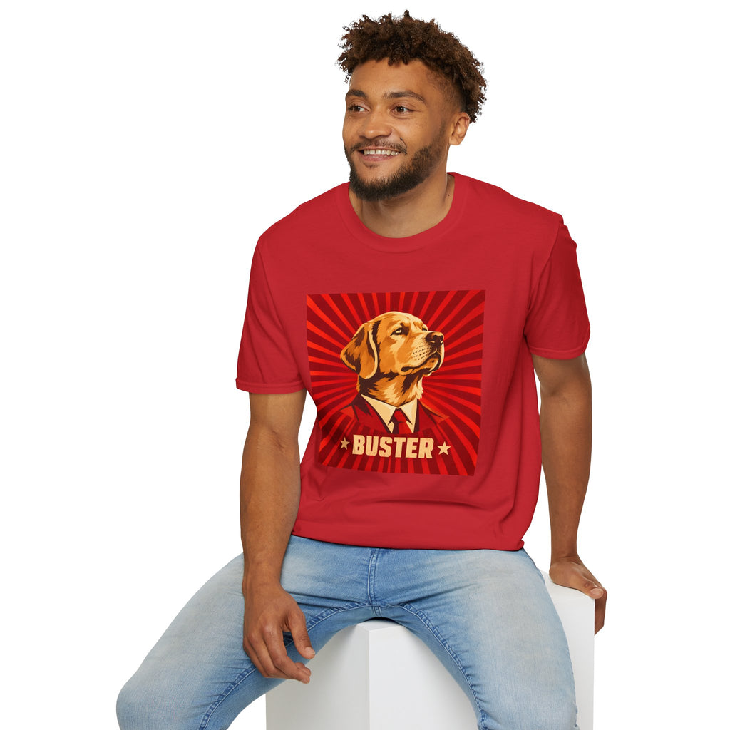 First Comrade Buster – Supreme Leader of the Biscuit Revolution - Supersoft Unisex T-shirt