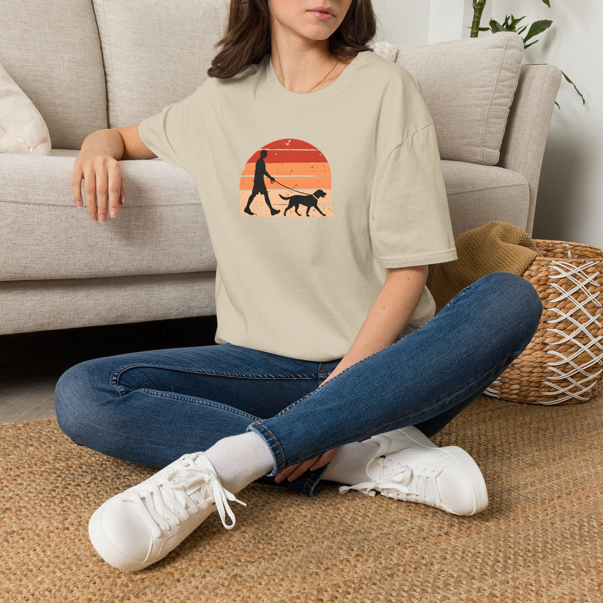 Walkies...Dog in Charge–  Supersoft Unisex T-Shirt