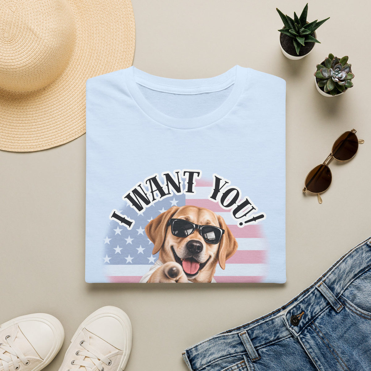 I WANT YOU!...To Pay the Cheese Tax! – Labrador - Supersoft Unisex T-shirt