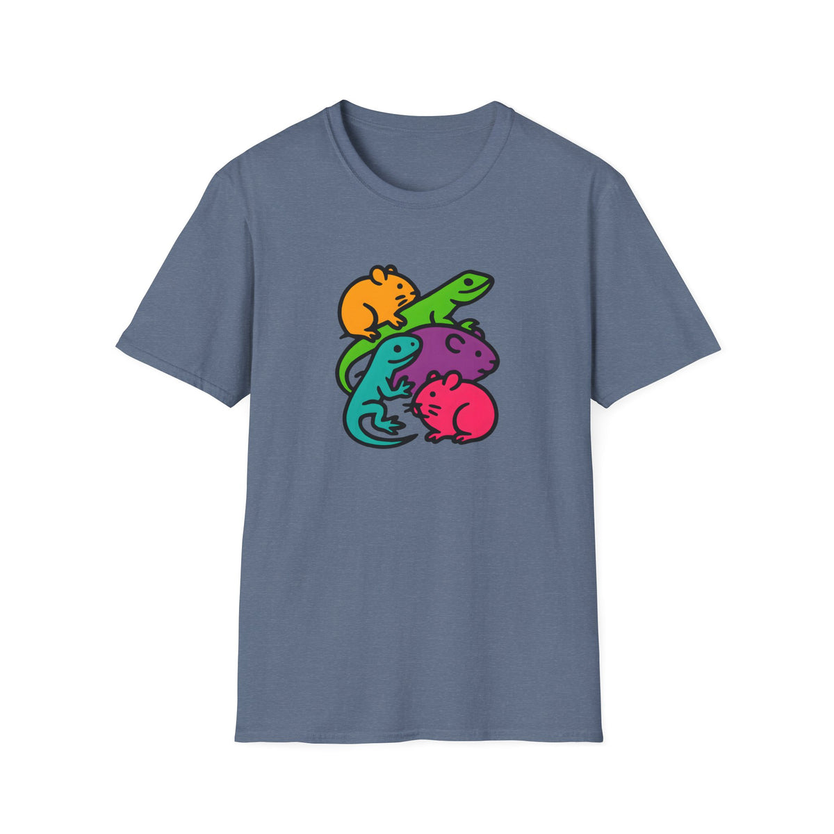 Colourful Animals –  Supersoft Unisex T-Shirt