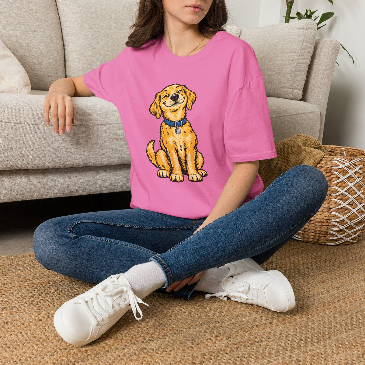 Smug Dog – Innocent Face, Guilty Conscience! -  Supersoft Unisex T-shirt