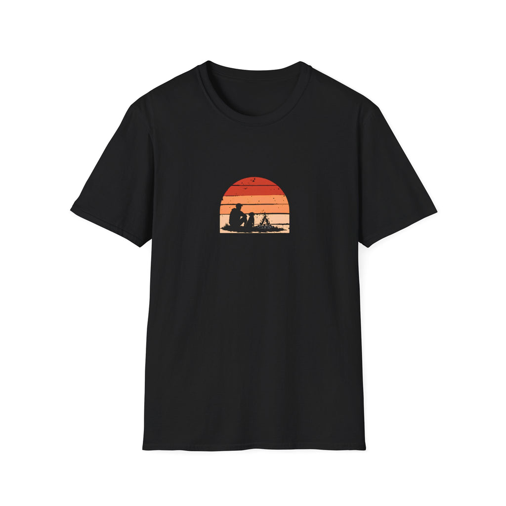 Campfire, Dog & Absolutely Nowhere Else to Be –  Supersoft Unisex T-Shirt