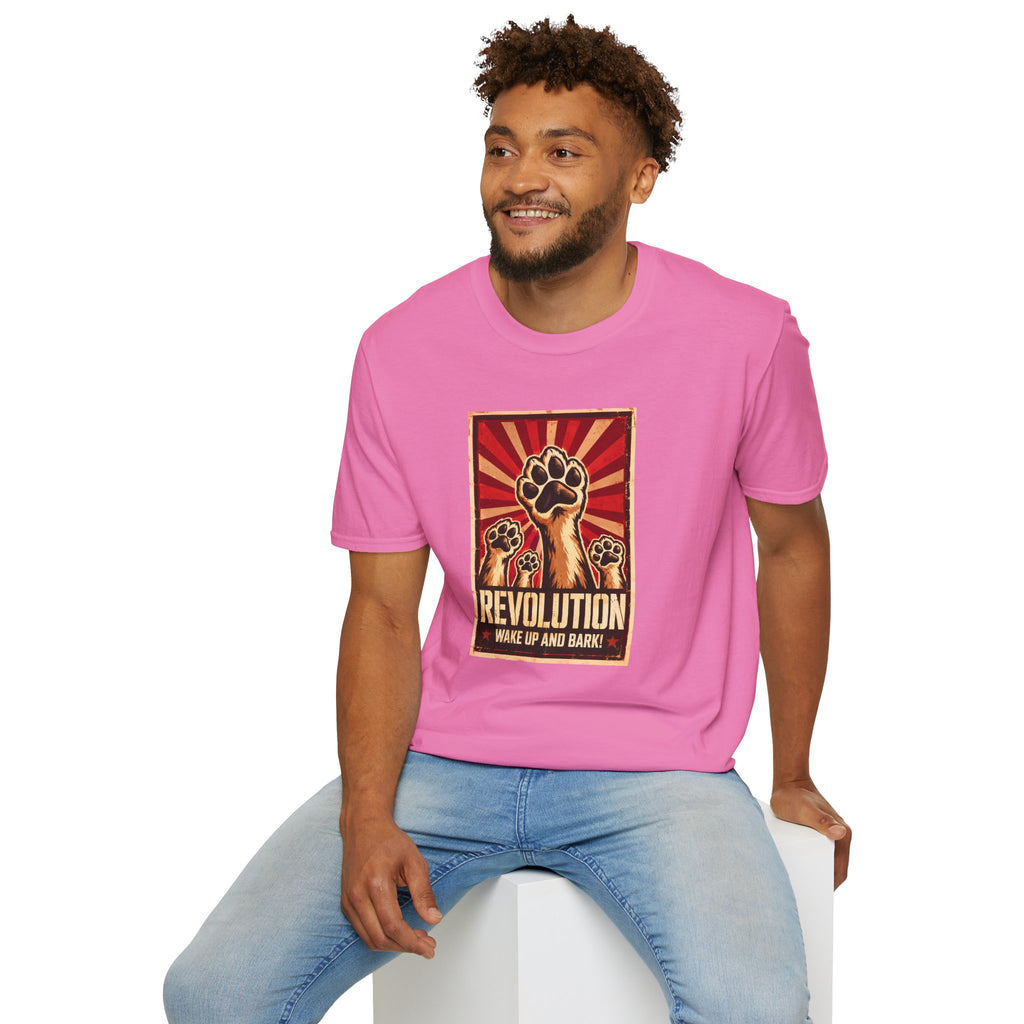 Revolution: Wake Up and Bark! - The Great Canine Uprising - Supersoft Unisex T-shirt