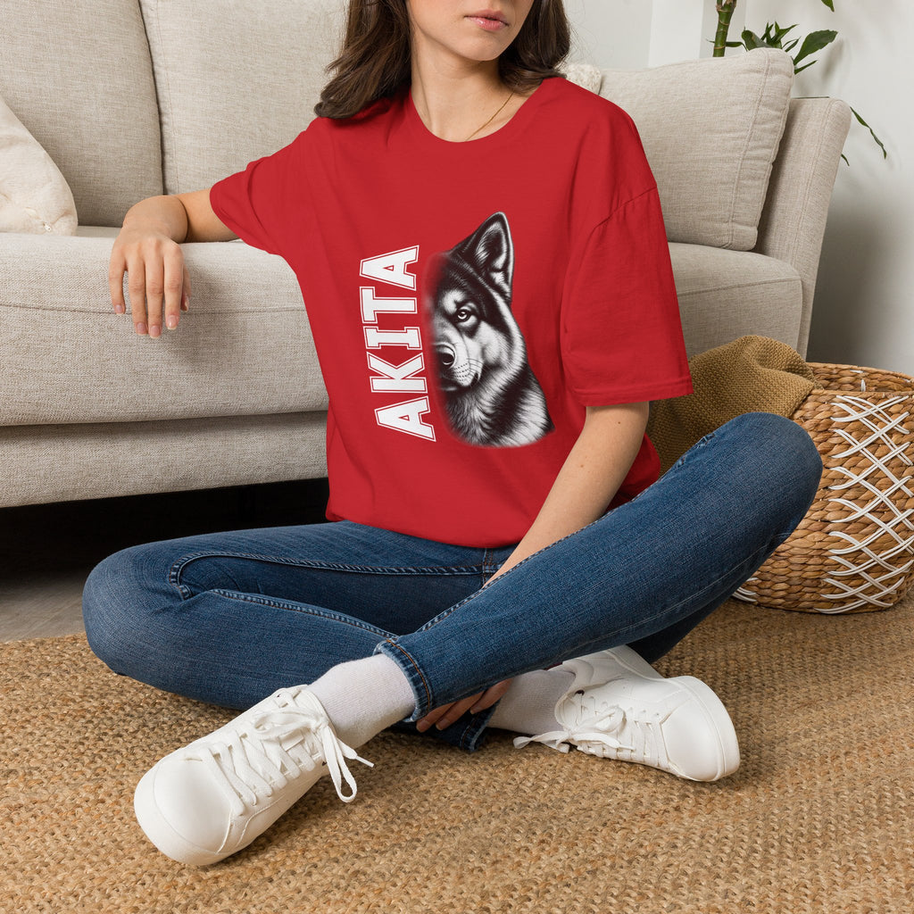 Akita On Duty - Supersoft Unisex T-shirt