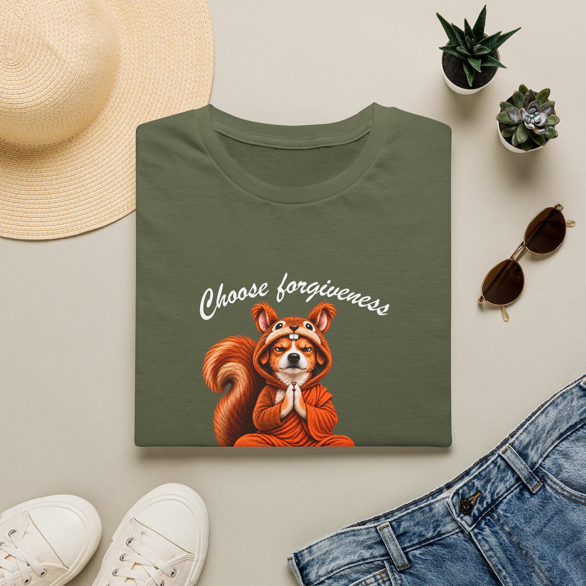 Good Boy's Guide to Enlightenment – Choose Forgiveness, Remember the Vet –  Supersoft Unisex T-Shirt
