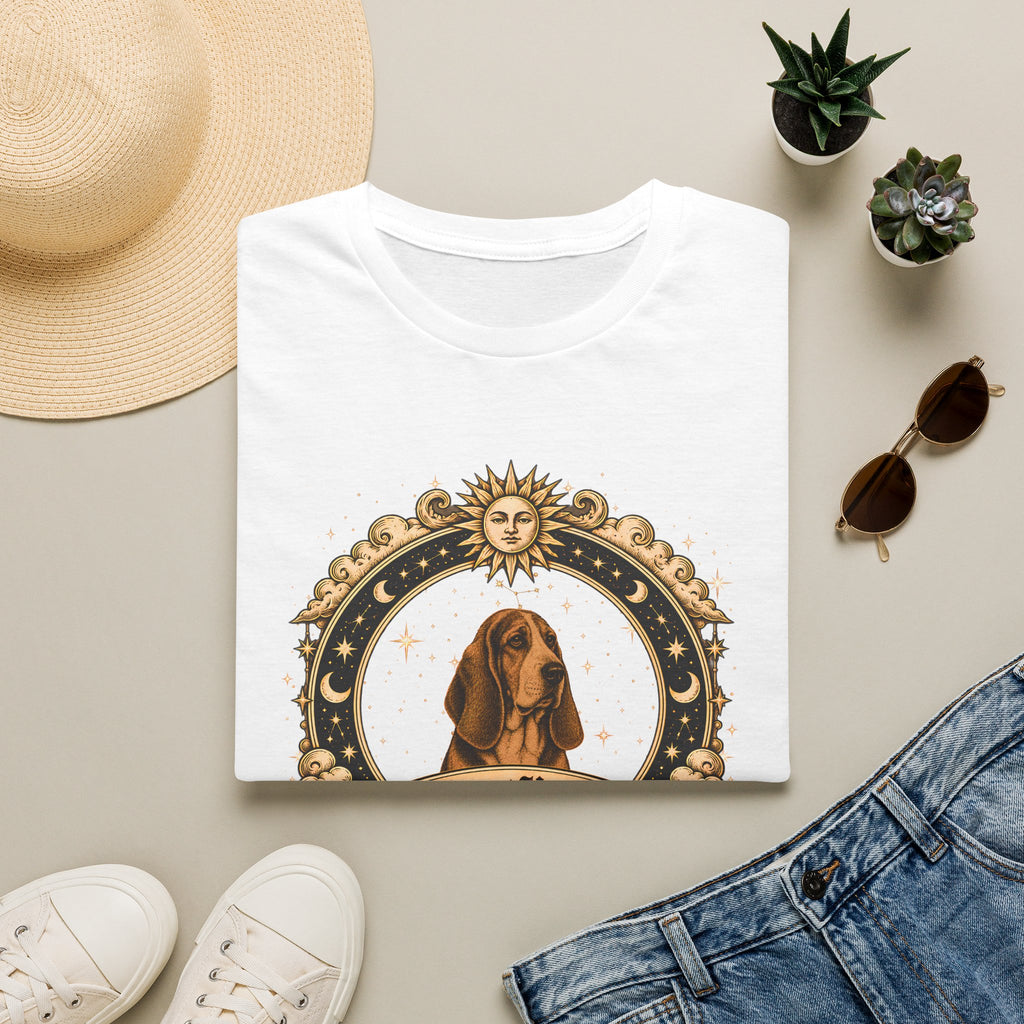 Zodiac Cancer Basset Hound - Dog Horoscope Star Sign - Supersoft Unisex Funny T-shirt