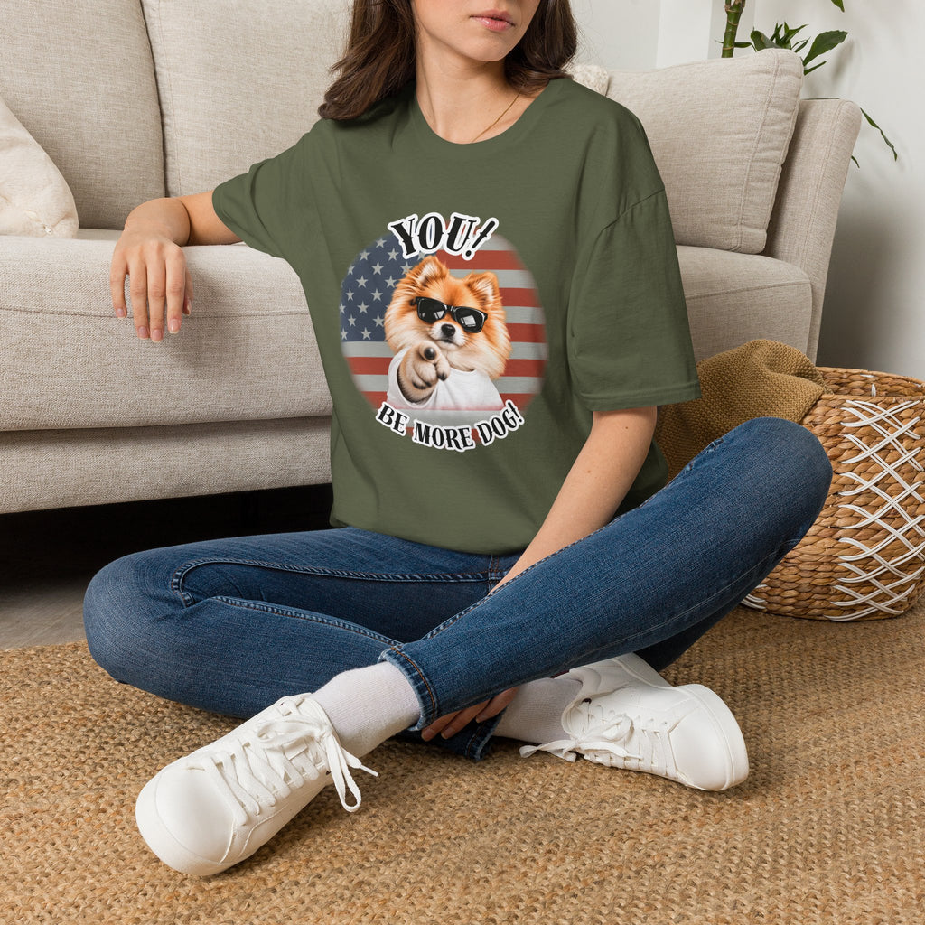 YOU!...Be More Dog! – Pomeranian - Supersoft Unisex T-shirt