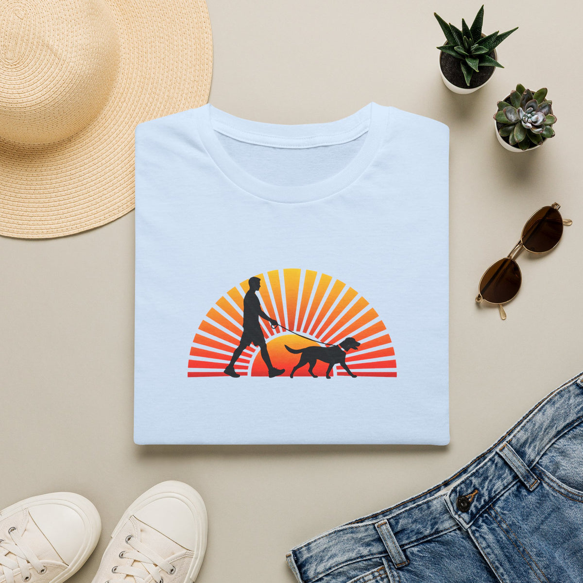 Walkies...Powered by the Dog –  Supersoft Unisex T-Shirt