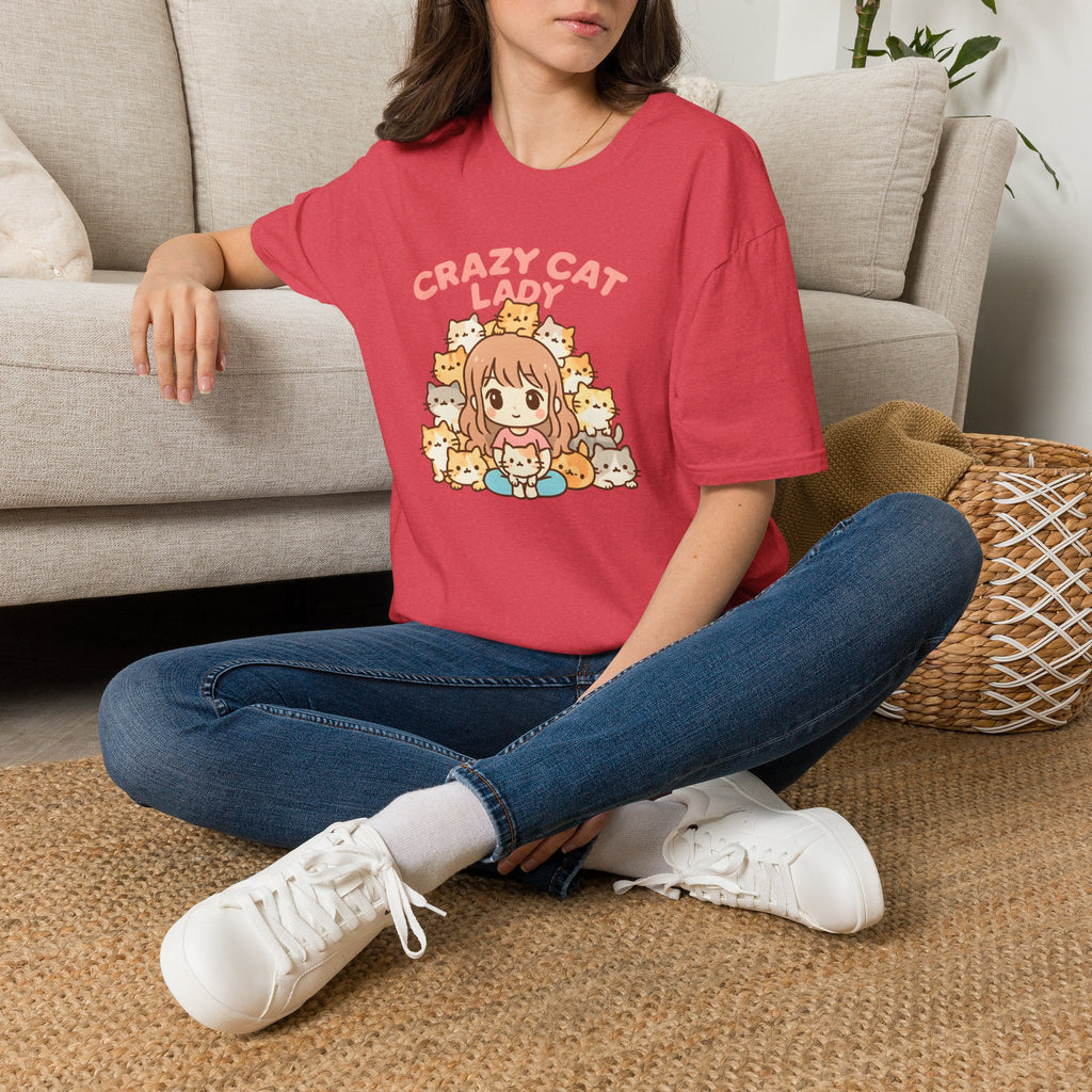 Crazy Cat Lady Cute Kawaii –  Supersoft Unisex T-Shirt
