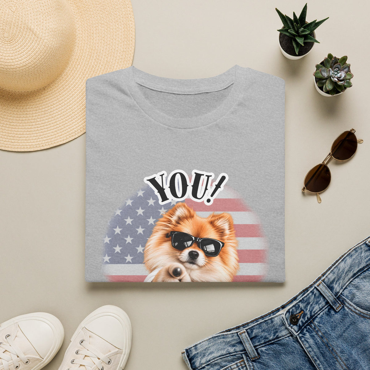 YOU!...Stay Cool! – Pomeranian - Supersoft Unisex T-shirt
