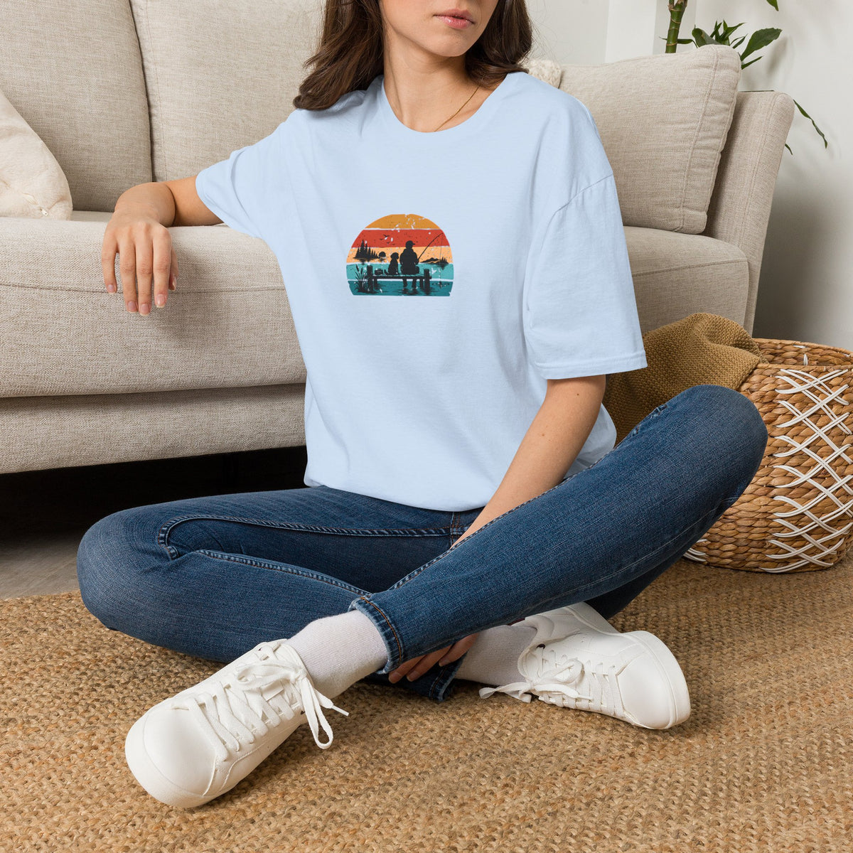 Gone Fishing…With My Best Friend –  Supersoft Unisex T-Shirt
