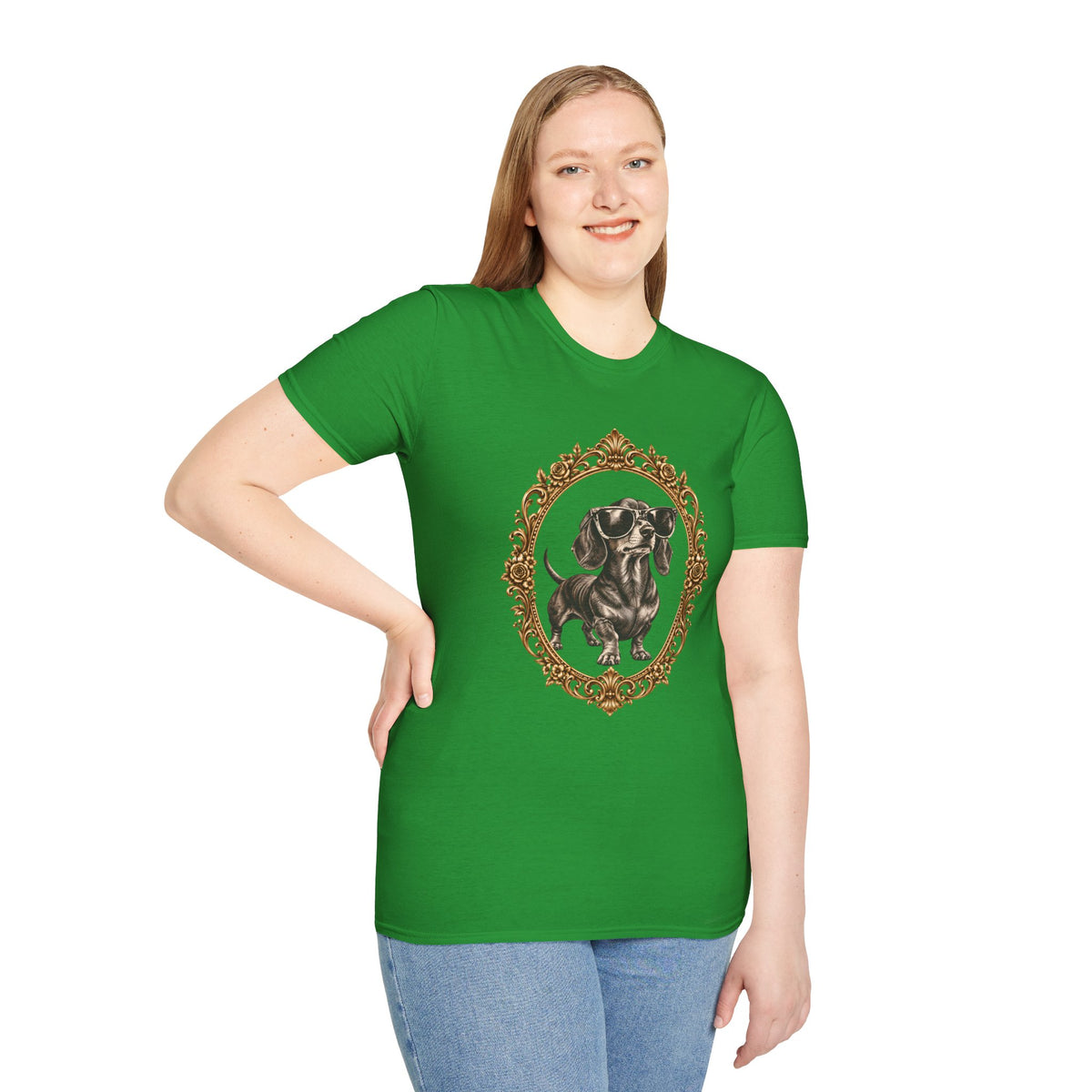 The Duke of Cool – Dachshund - Supersoft Unisex T-shirt