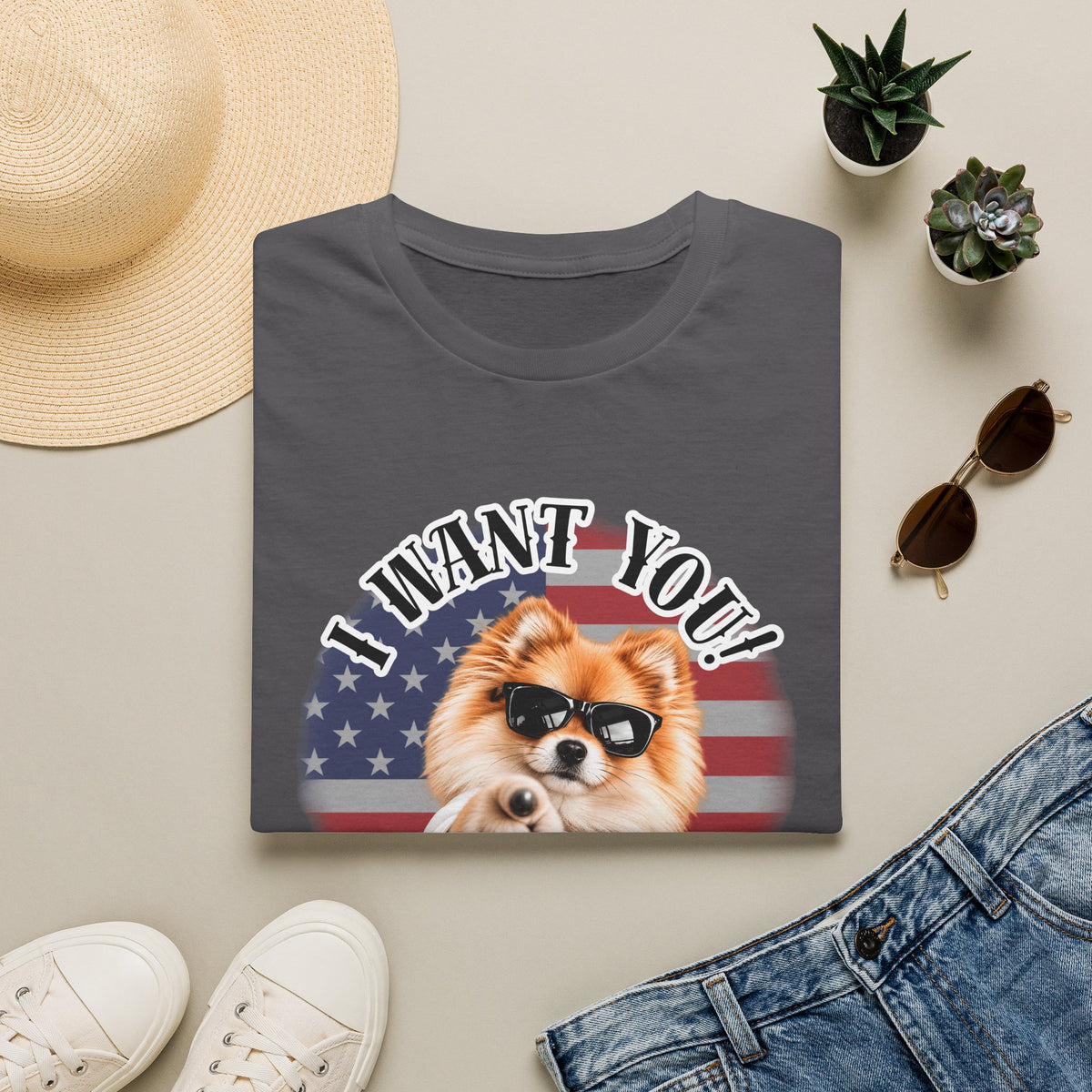 I WANT YOU!...To Pay the Cheese Tax! – Pomeranian - Supersoft Unisex T-shirt