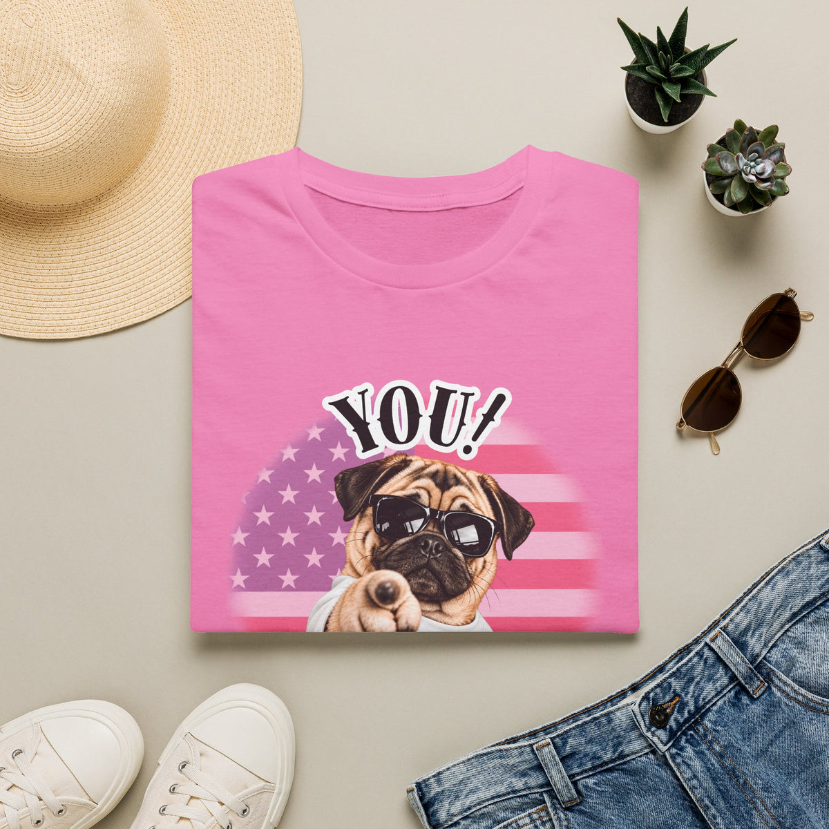 YOU!...Be More Dog! – Pug - Supersoft Unisex T-shirt