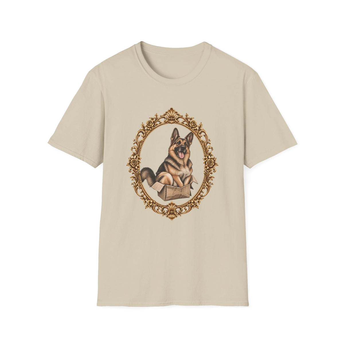 Lord Boxington of the Cardboard Castle – German Shepherd - Supersoft Unisex T-shirt