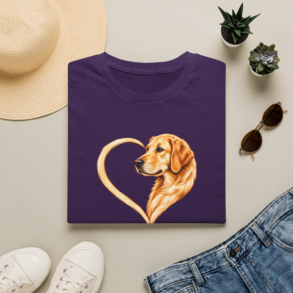 A Heart of Gold - Golden Retriever - Supersoft Unisex T-shirt