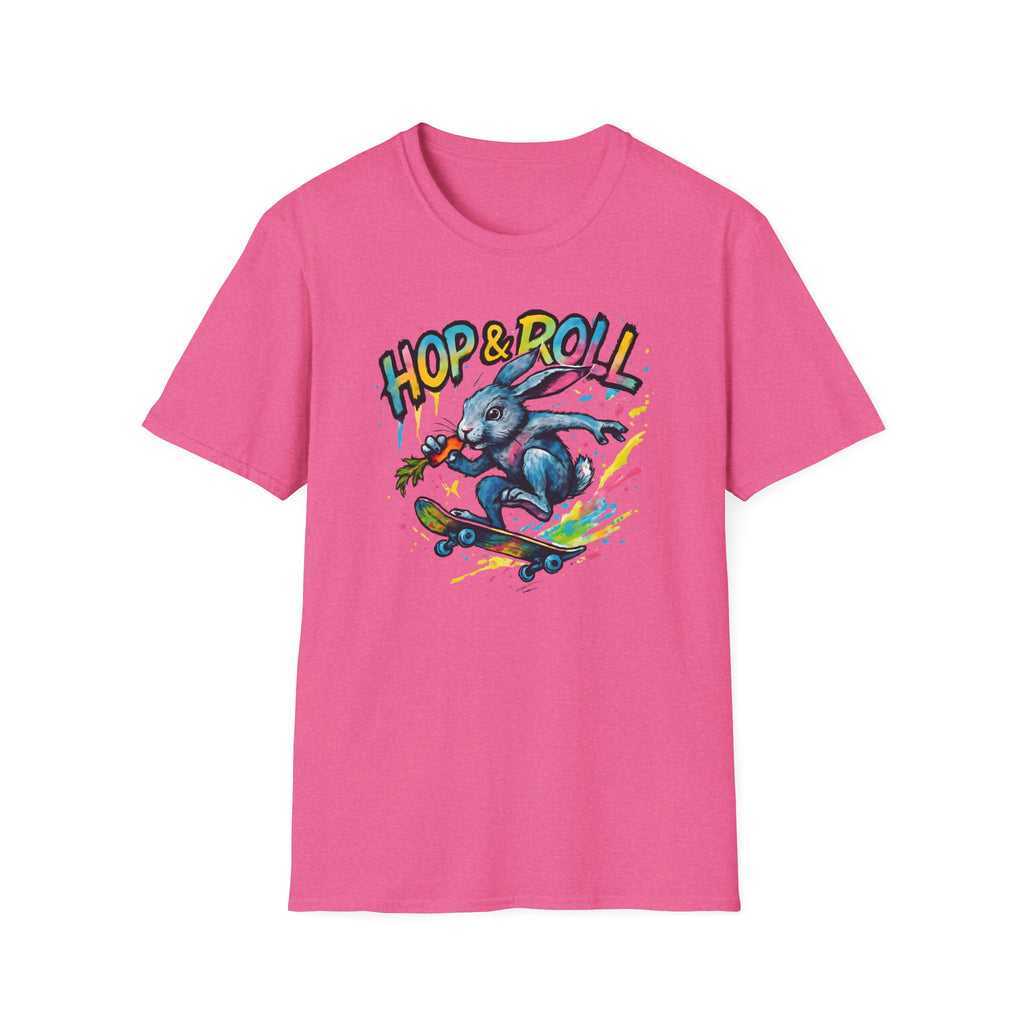 Hop and Roll Rabbit –  Supersoft Unisex T-Shirt