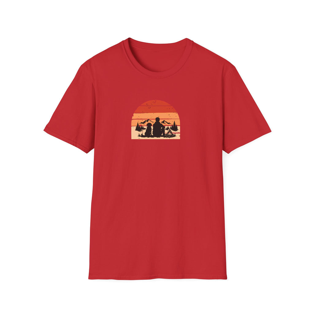 Campfires, Mountains & My Best Friend –  Supersoft Unisex T-Shirt