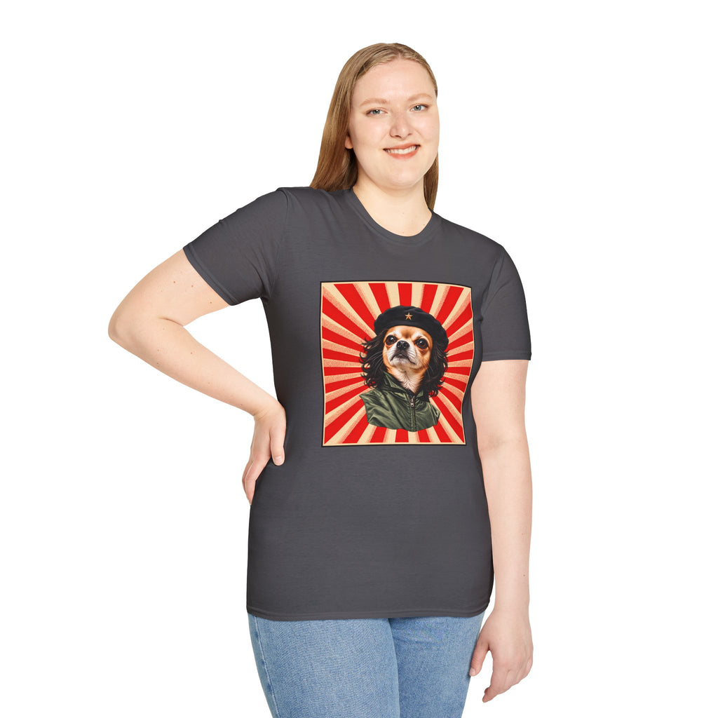 Chih Guevara – The Pawvolution Begins! - Supersoft Unisex T-shirt