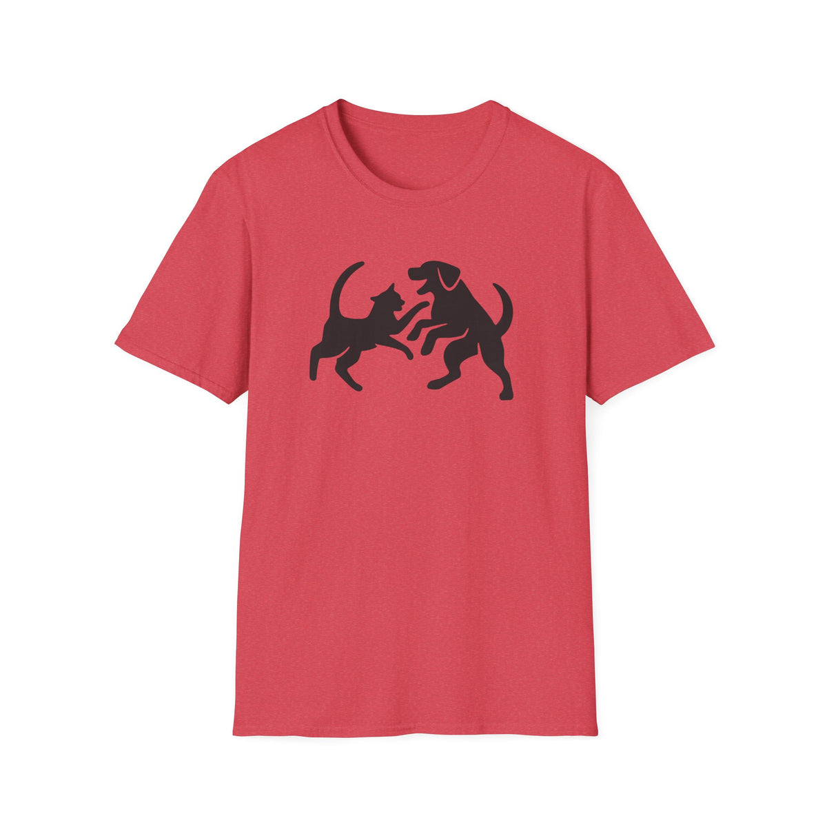 Cat and Dog  –  Supersoft Unisex T-Shirt