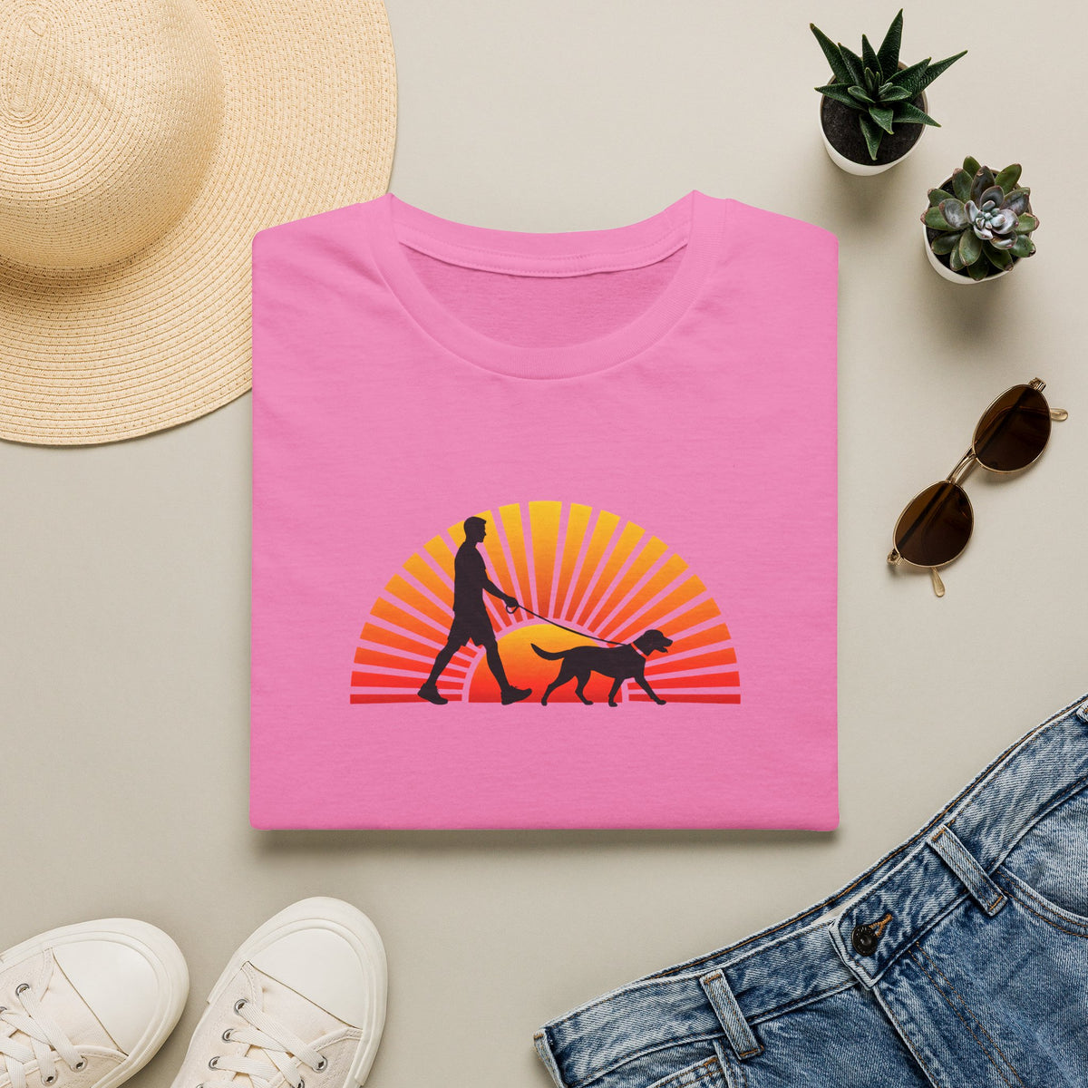 Walkies...Powered by the Dog –  Supersoft Unisex T-Shirt