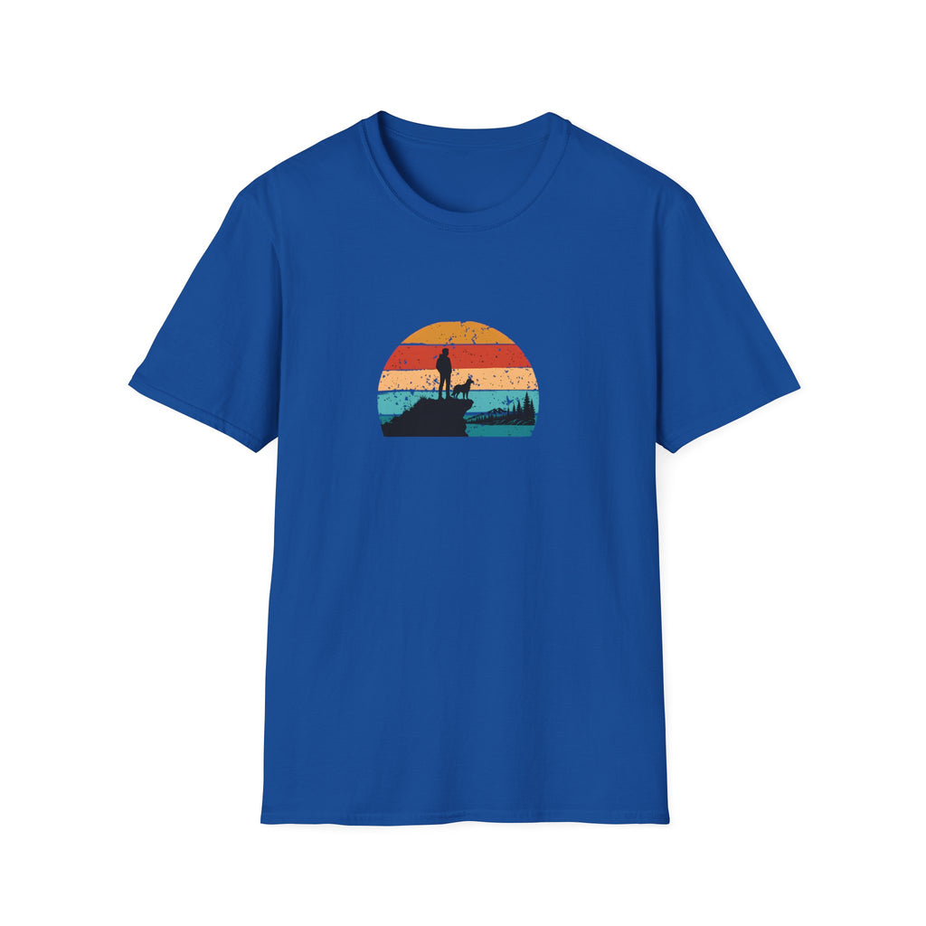 The Best View Comes With a Dog –  Supersoft Unisex T-Shirt