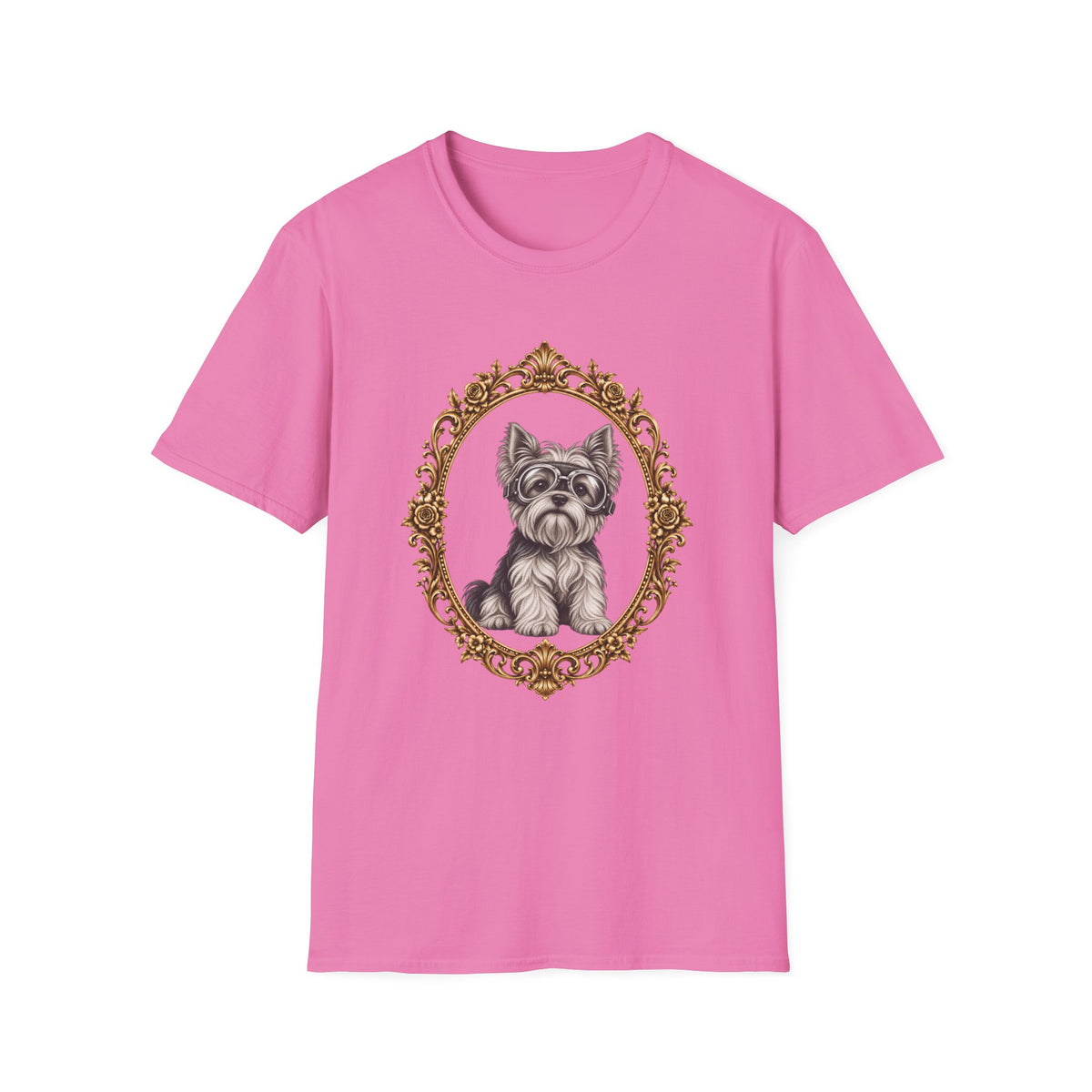 The Flying Yorkie – Yorkshire Terrier - Supersoft Unisex T-shirt