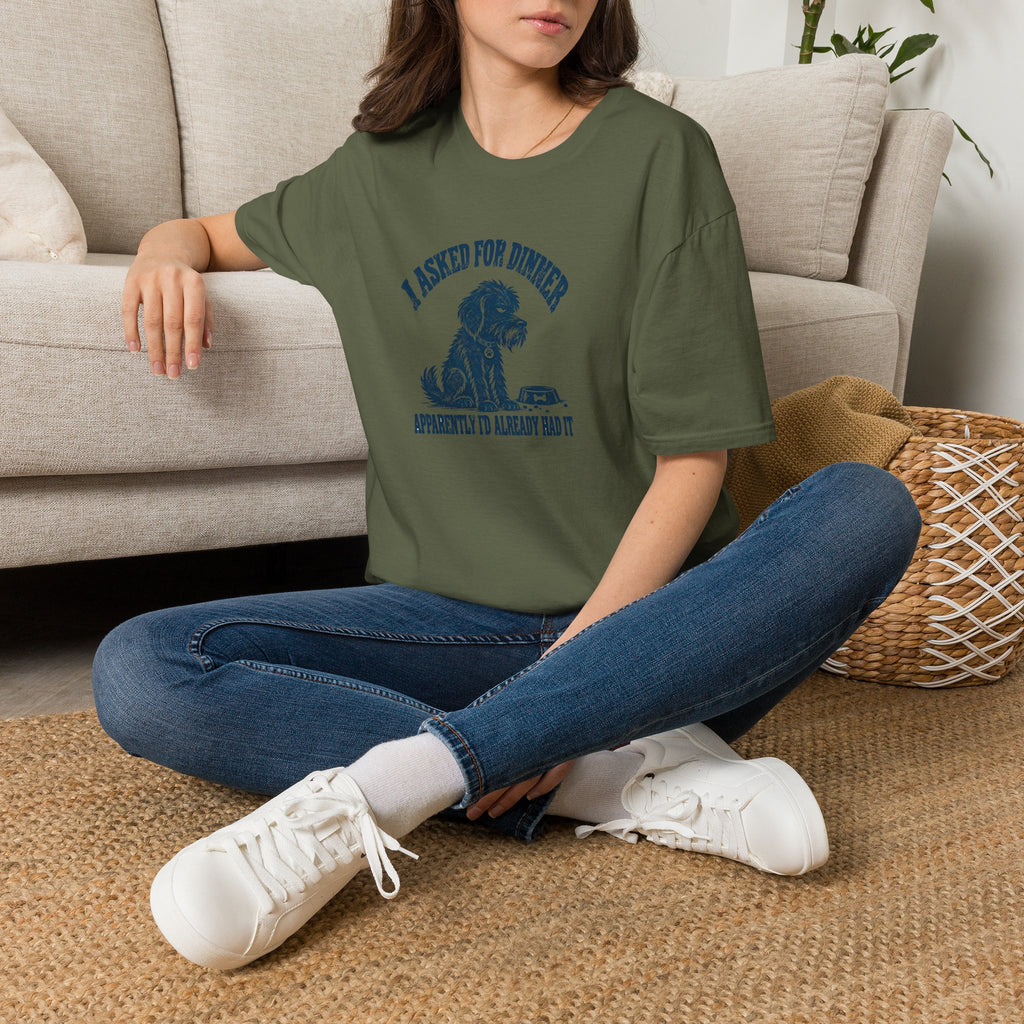 Grumpy Dog - I Asked For Dinner — Supersoft Unisex T-Shirt