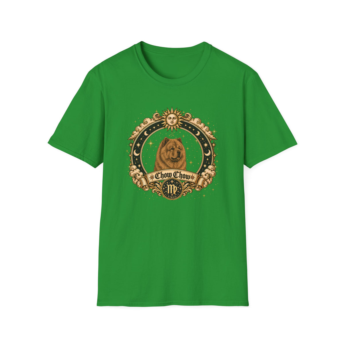 Zodiac Virgo Chow Chow - Dog Horoscope Star Sign - Supersoft Unisex T-shirt