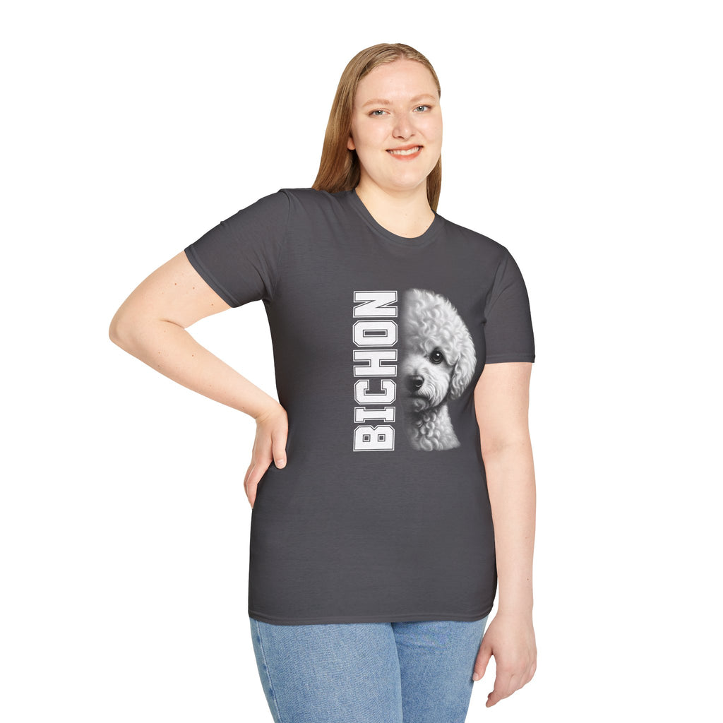 Bichon Frise On Duty - Supersoft Unisex T-shirt
