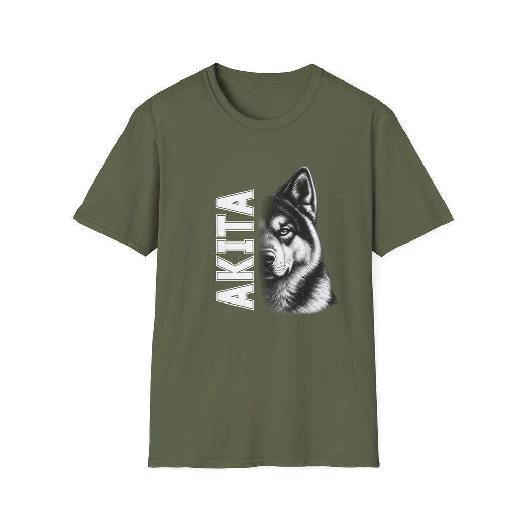 Akita On Duty - Supersoft Unisex T-shirt