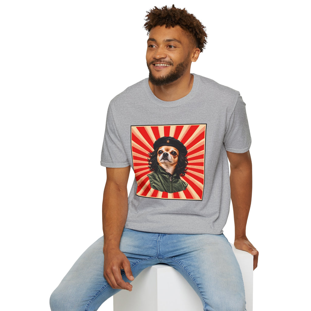 Chih Guevara – The Pawvolution Begins! - Supersoft Unisex T-shirt