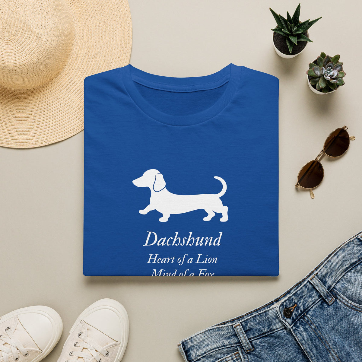Heart of a Lion - Dachshund – Supersoft Unisex T-Shirt