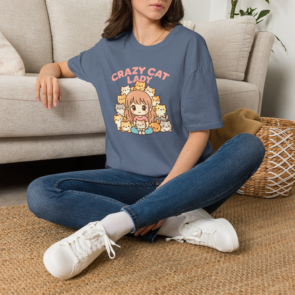 Crazy Cat Lady Cute Kawaii –  Supersoft Unisex T-Shirt