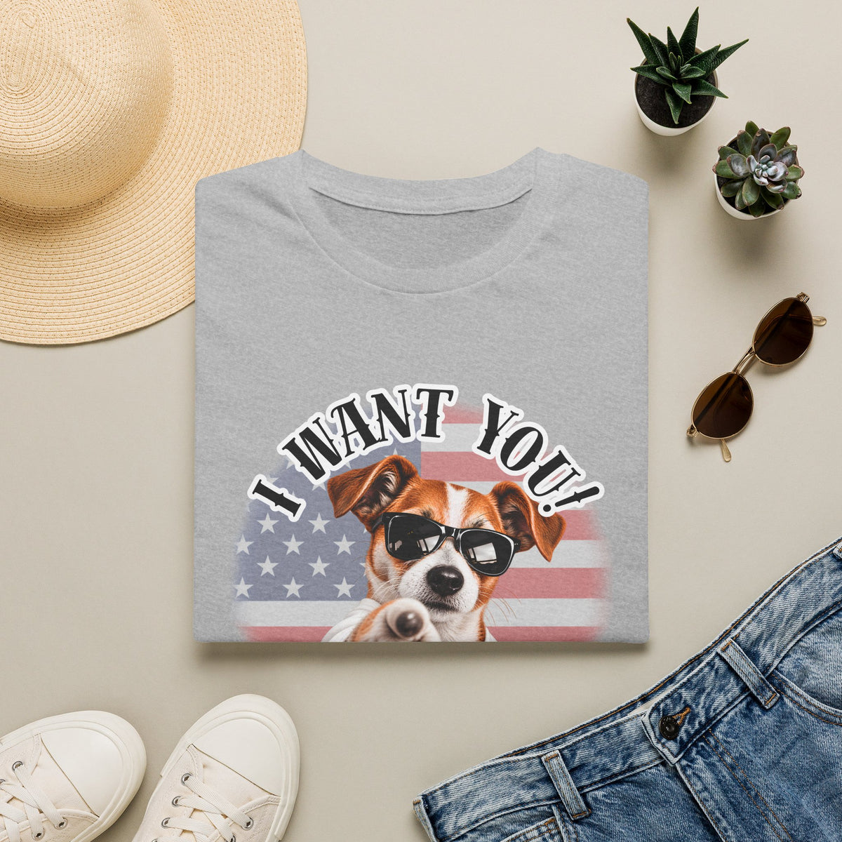 I WANT YOU!...To Throw the Ball! – Jack Russell - Supersoft Unisex T-shirt