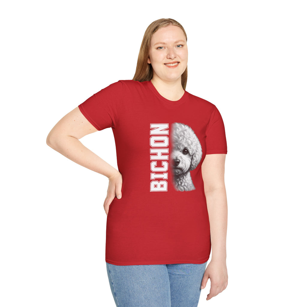 Bichon Frise On Duty - Supersoft Unisex T-shirt