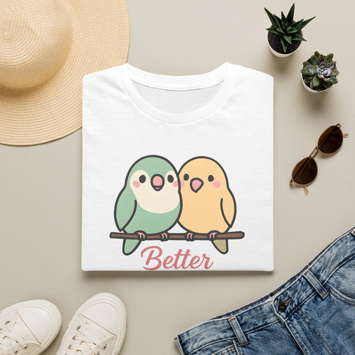 Better Together Birds –  Supersoft Unisex T-Shirt