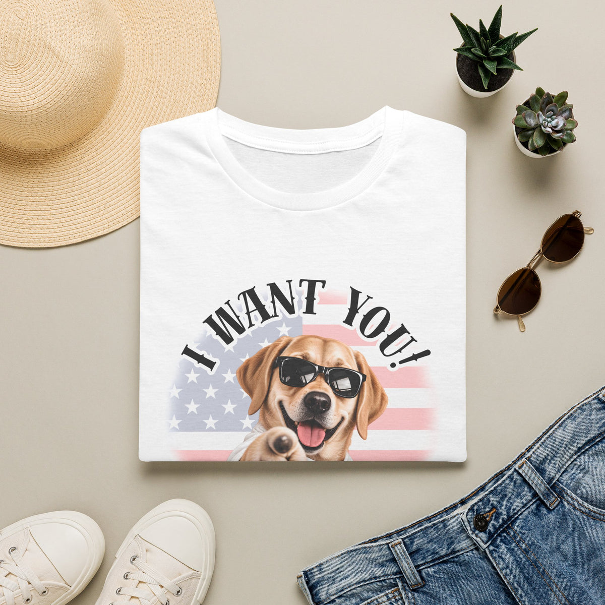 I WANT YOU!...To Drop The Sausage! – Labarador - Supersoft Unisex T-shirt