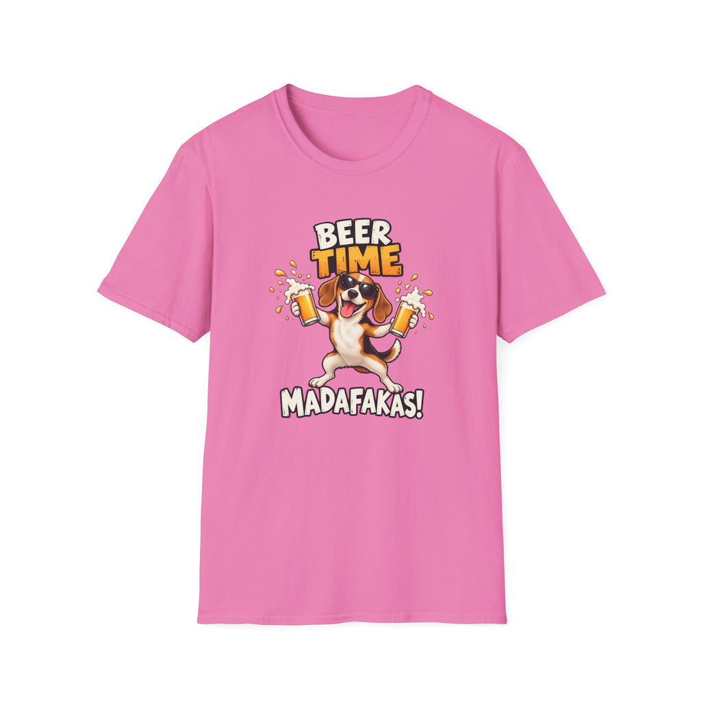 Beer Time, Madafakas! – Beagle - Supersoft Unisex T-shirt