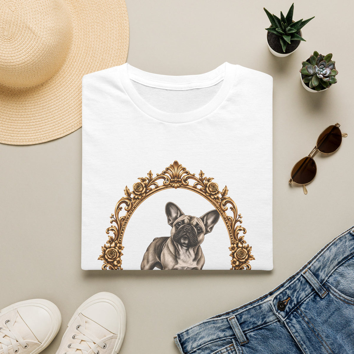 The Lord of the Slippers – French Bulldog - Supersoft Unisex T-shirt
