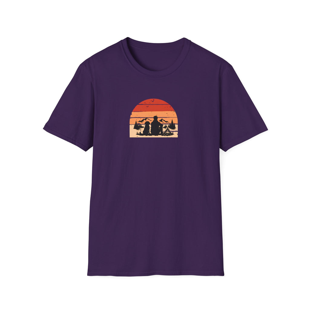 Campfires, Mountains & My Best Friend –  Supersoft Unisex T-Shirt