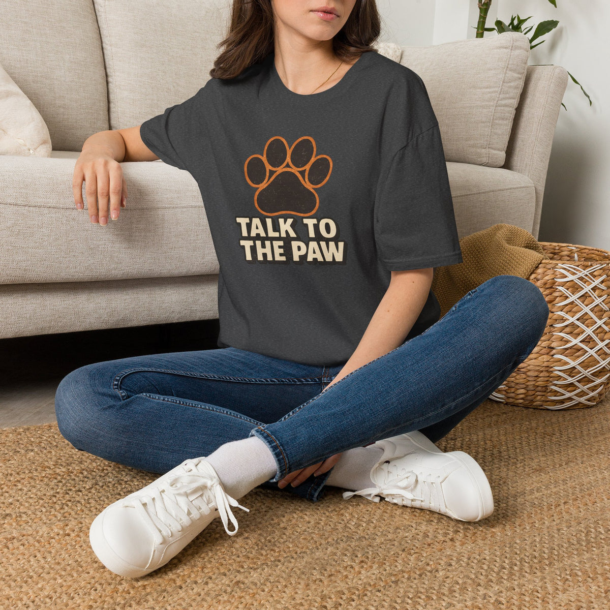 Talk To The Paw –  Supersoft Unisex T-Shirt