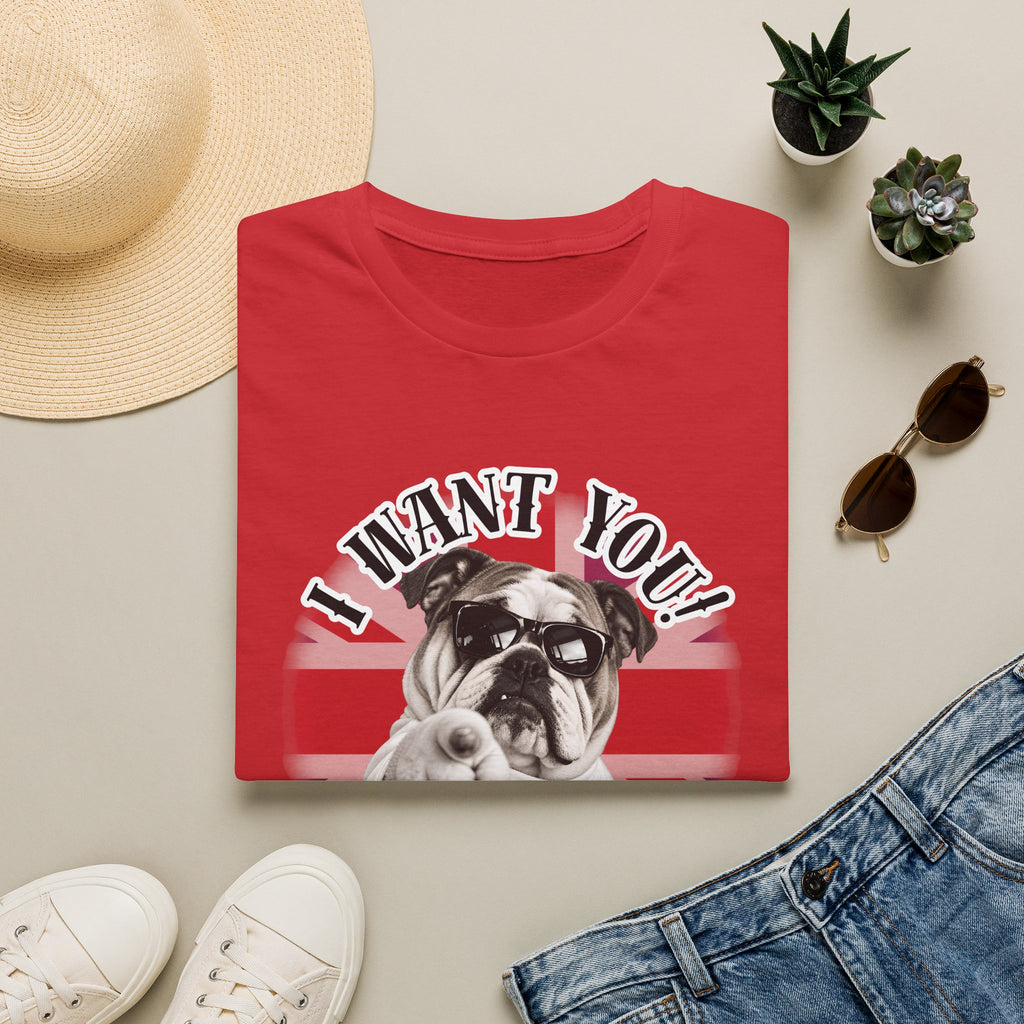I WANT YOU!...To Pay the Cheese Tax! – British Bulldog - Supersoft Unisex T-shirt