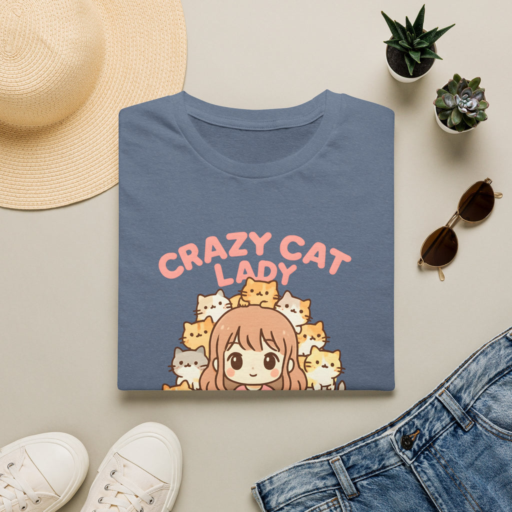 Crazy Cat Lady Cute Kawaii –  Supersoft Unisex T-Shirt