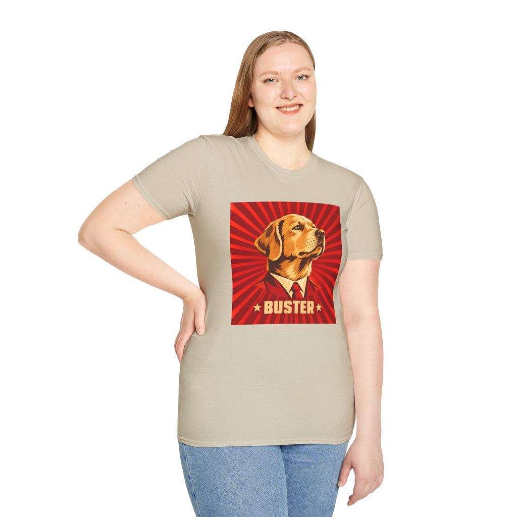 First Comrade Buster – Supreme Leader of the Biscuit Revolution - Supersoft Unisex T-shirt