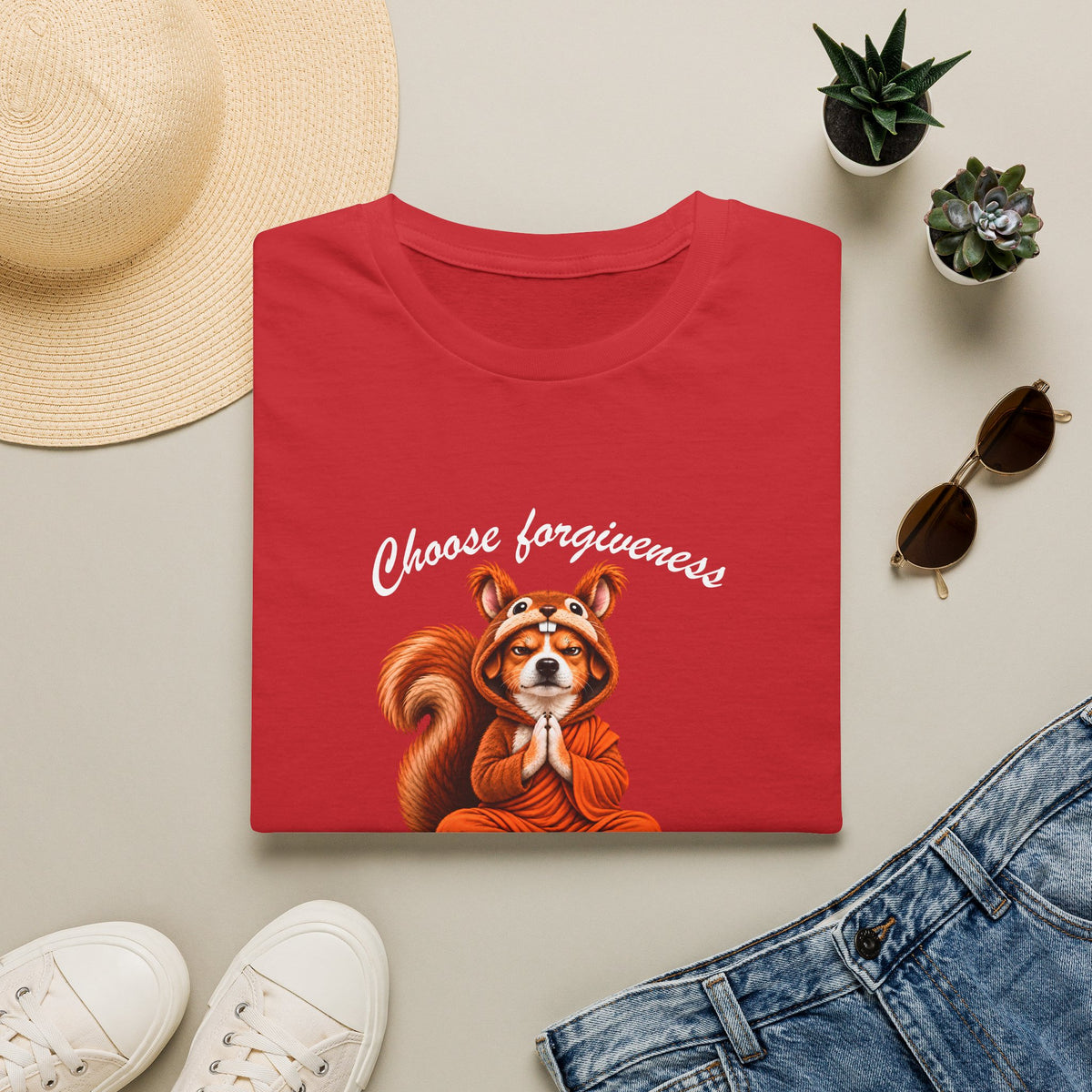 Good Boy's Guide to Enlightenment – Choose Forgiveness, Remember the Vet –  Supersoft Unisex T-Shirt