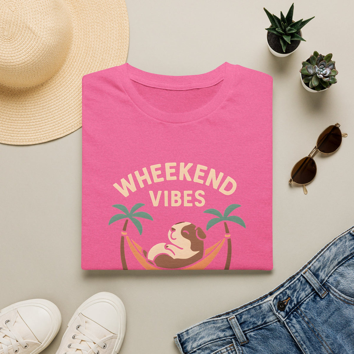 Wheekend Vibes Guinea Pig – Supersoft Unisex T-Shirt