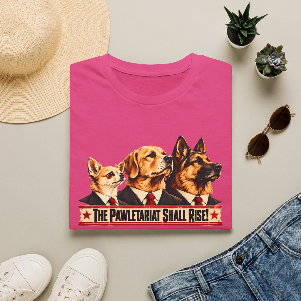 The Pawletariat Shall Rise! – The Great Canine Revolution - Supersoft Unisex T-shirt