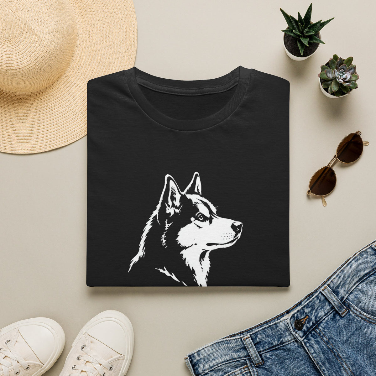 Simply Dogs - Siberian Husky - Unisex T-Shirt